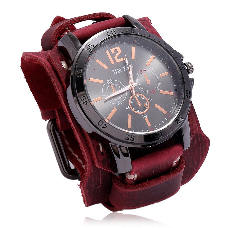 Load image into Gallery viewer, Jessingshow 2022 Luxury Men's Watch Leather bracelet, stainless steel 20_color
