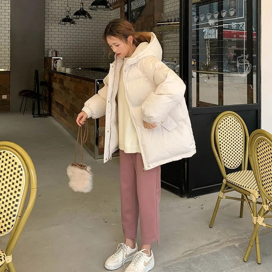 A very beautiful bomber jacket suitable for winter and snow days