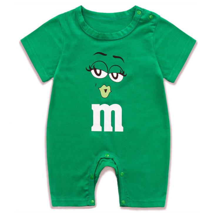 Load image into Gallery viewer, Baby summer clothes, short, one piece, cute picture, all colors
