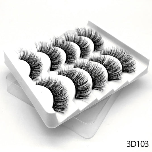 3D eyelashes are reusable, long and beautifully shaped
