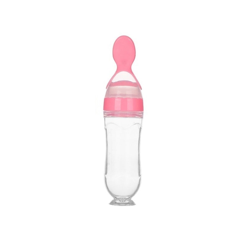 Load image into Gallery viewer, Kids, plastic spoon with dropper To feed the infants, and facilitate the handling of the child There: 11_color
