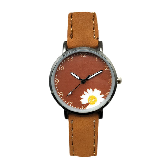 2022 new watch for women Leather strap, glow-in-the-dark hands, some with a ring