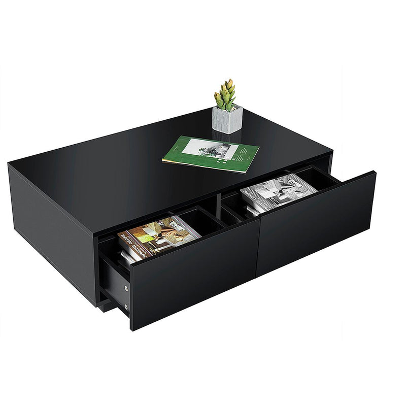 Load image into Gallery viewer, RGB led coffee machine table, placed in living rooms, 2 drawers, 2_watts
