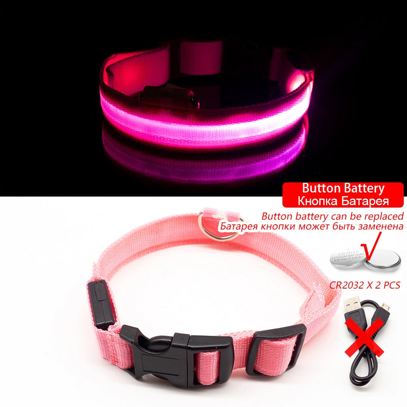 Load image into Gallery viewer, Luminous dog and pet collar, USB charging
