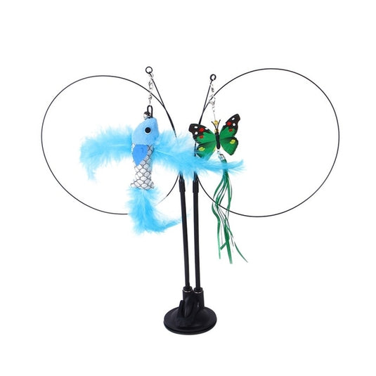 A funny toy that a cat can interact with Many shapes and types Manufacturer: USA_China
