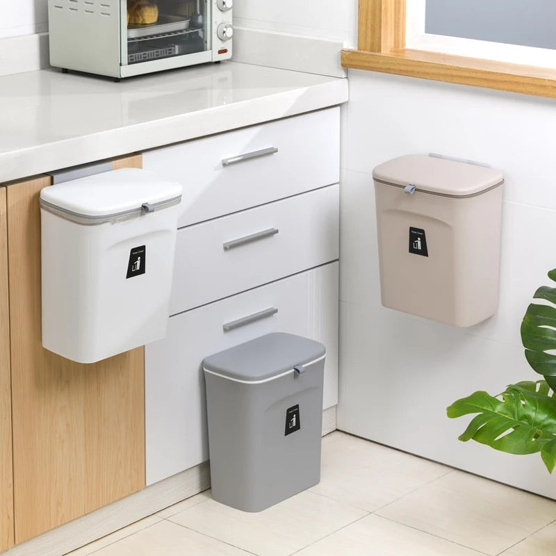 Load image into Gallery viewer, TrashcanKitchen wastebasket Suitable size and can be placed anywhere 5_colors
