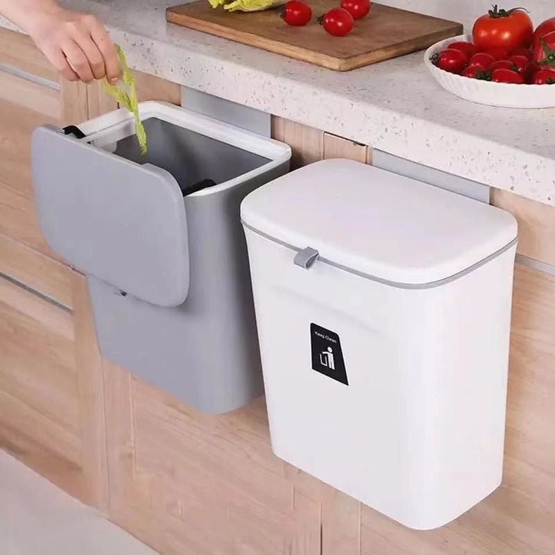 Load image into Gallery viewer, TrashcanKitchen wastebasket Suitable size and can be placed anywhere 5_colors

