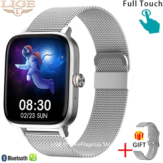 Smart watch for women, works with Bluetooth, for all mobile systems IOS, ANDROID, water resistant