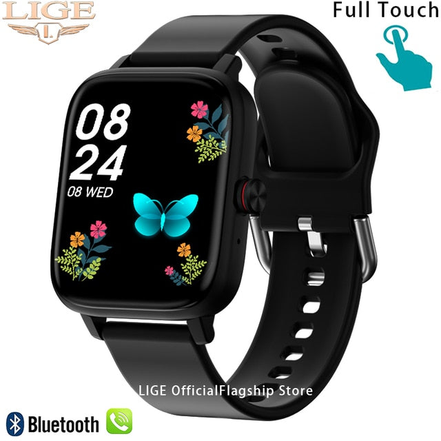 Load image into Gallery viewer, Smart watch for women, works with Bluetooth, for all mobile systems IOS, ANDROID, water resistant
