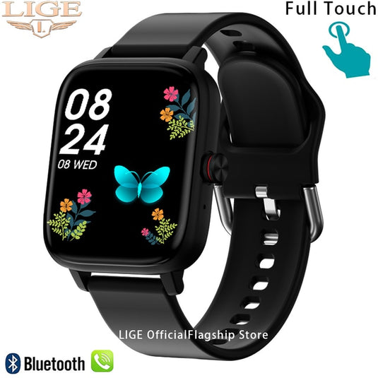 Smart watch for women, works with Bluetooth, for all mobile systems IOS, ANDROID, water resistant