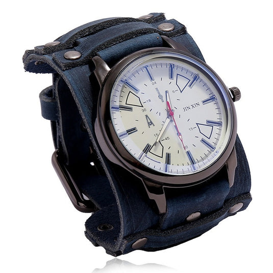 Jessingshow 2022 Luxury Men's Watch Leather bracelet, stainless steel 20_color