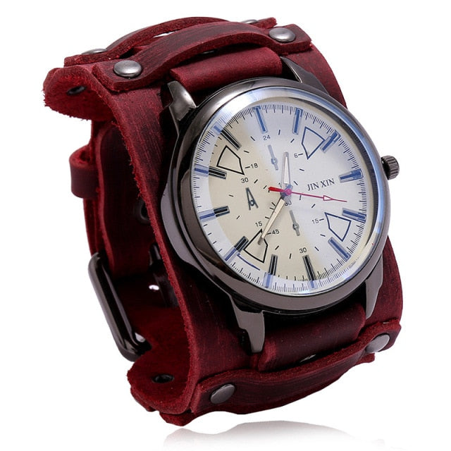 Load image into Gallery viewer, Jessingshow 2022 Luxury Men's Watch Leather bracelet, stainless steel 20_color
