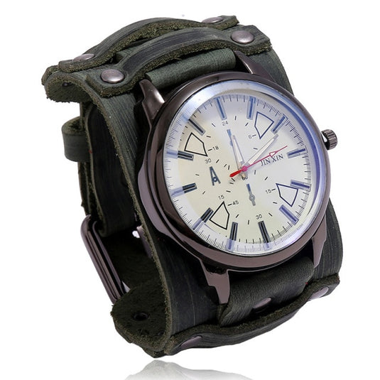 Jessingshow 2022 Luxury Men's Watch Leather bracelet, stainless steel 20_color