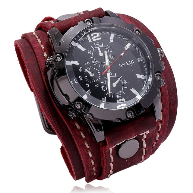 Load image into Gallery viewer, Jessingshow 2022 Luxury Men's Watch Leather bracelet, stainless steel 20_color
