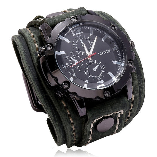 Jessingshow 2022 Luxury Men's Watch Leather bracelet, stainless steel 20_color