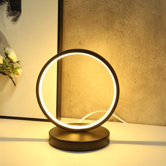 led desk lamps, Threaded shape, for office and home decorations. Various shapes