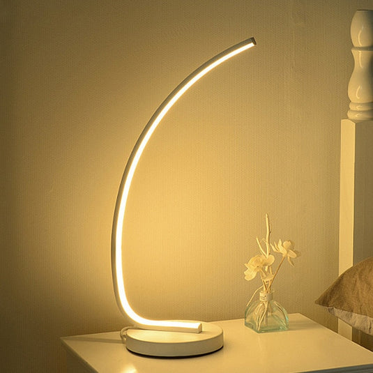 led desk lamps, Threaded shape, for office and home decorations. Various shapes