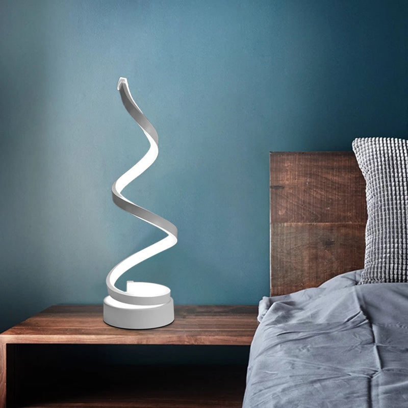 Load image into Gallery viewer, led desk lamps, Threaded shape, for office and home decorations. Various shapes
