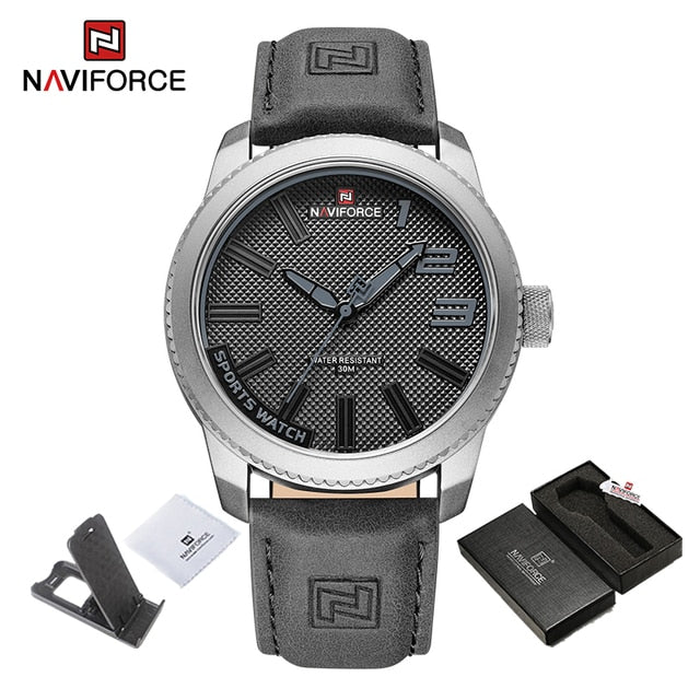 Load image into Gallery viewer, Luxury men's watch 2022NAVIFORCE Water Resistant, Shock Resistant Green Clock
