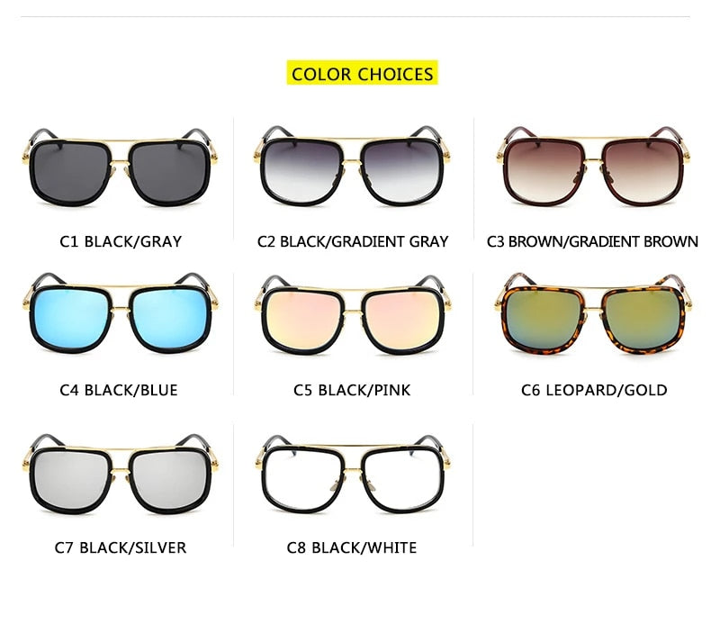 Load image into Gallery viewer, Ultra-luxury square frame sunglasses for men

