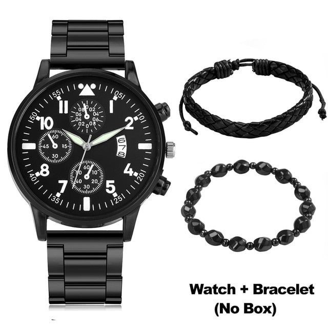 Load image into Gallery viewer, Men's watch proud, business men and occasions. Sora of controversy brown Comes with matching watch accessories

