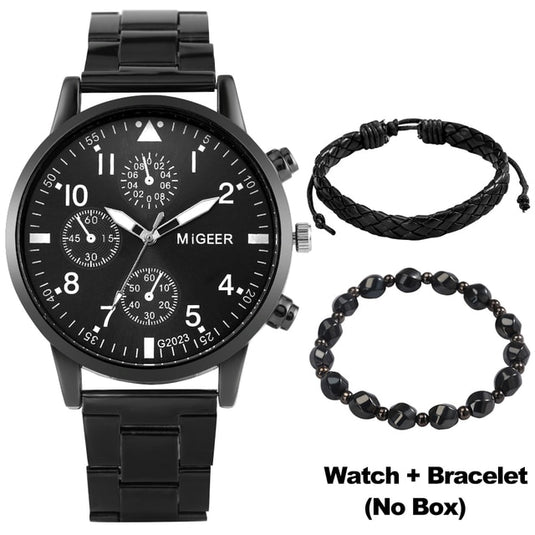 Men's watch proud, business men and occasions. Sora of controversy brown Comes with matching watch accessories