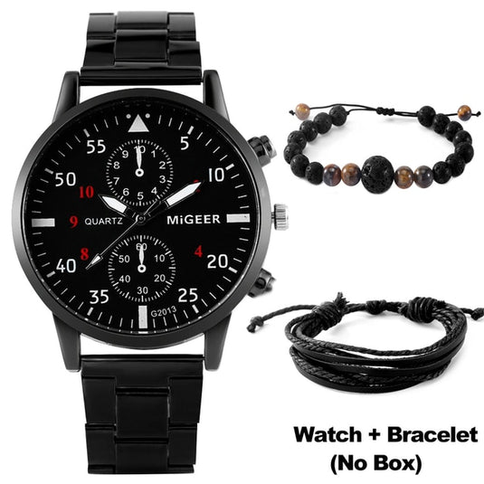 Men's watch proud, business men and occasions. Sora of controversy brown Comes with matching watch accessories