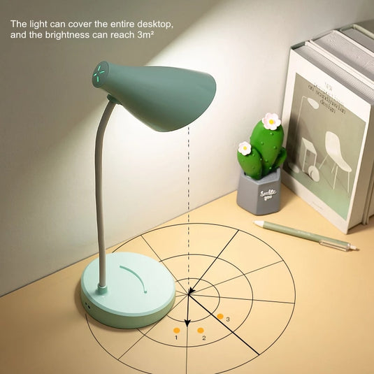 desk lamp It helps with reading It works by touch with usb connection