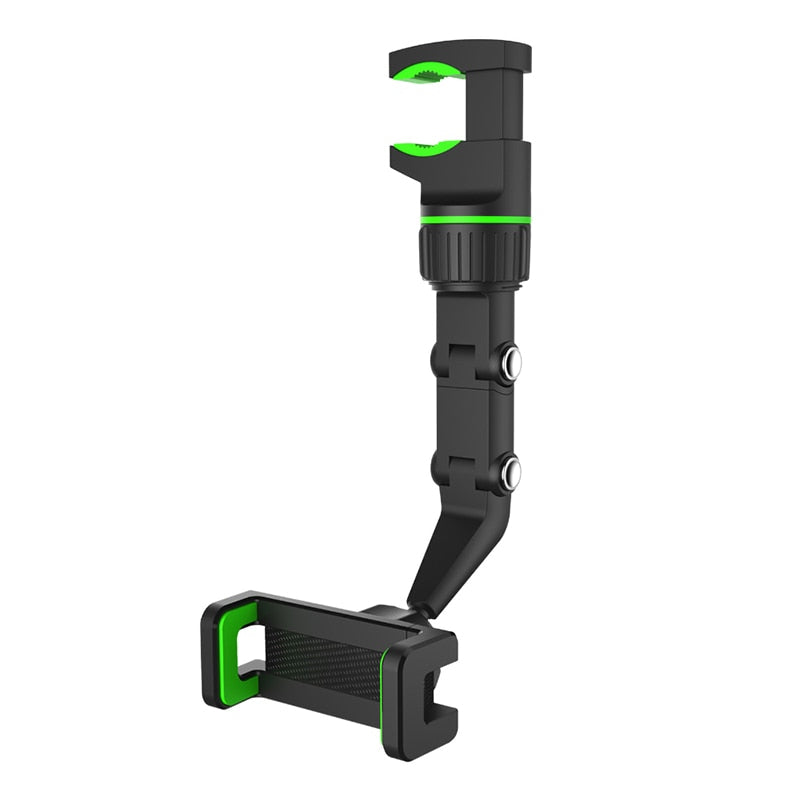Load image into Gallery viewer, The phone holder, for use in the car, is practical and moves 360°. It can be placed on the seat or the front mirror
