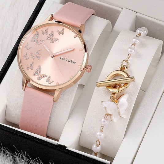 New women's watch 2022 Elegance title leather bracelet Sora looks like a clock