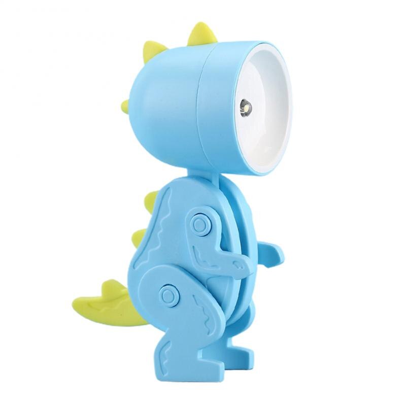 Load image into Gallery viewer, LED Night Light Mini Folding Desk Lamp Cute Pet Lights Dog Deer Dinosaur Flower Portable Night Light Student Living Room Decor
