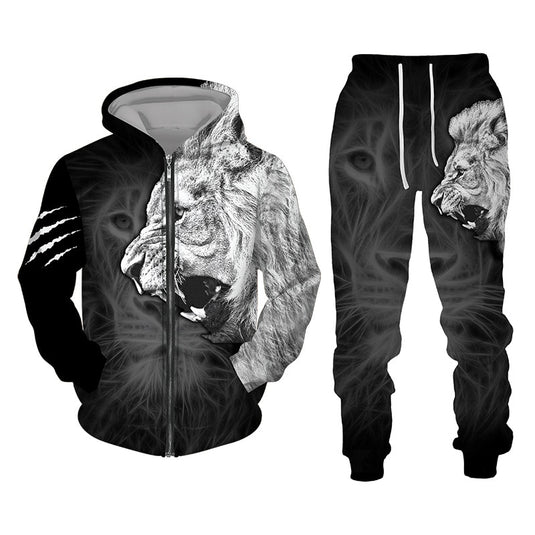 Luxurious pajama set for men winter outfit with a 3D image Each piece can be purchased separately all measurements
