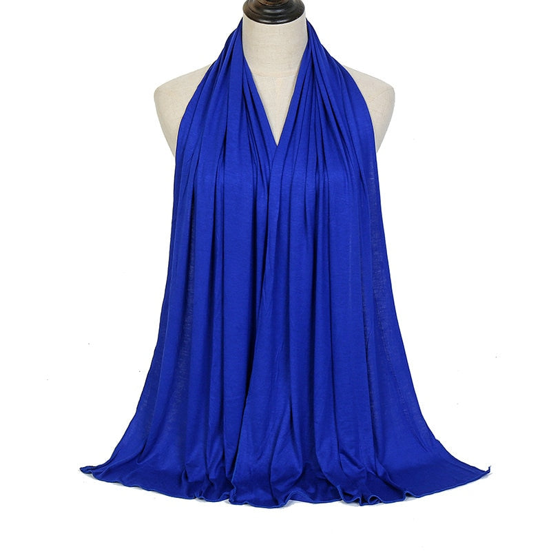 Load image into Gallery viewer, Cotton jersey scarf and veil Suitable for Muslim women soft and cottony elegant and covert all the colors
