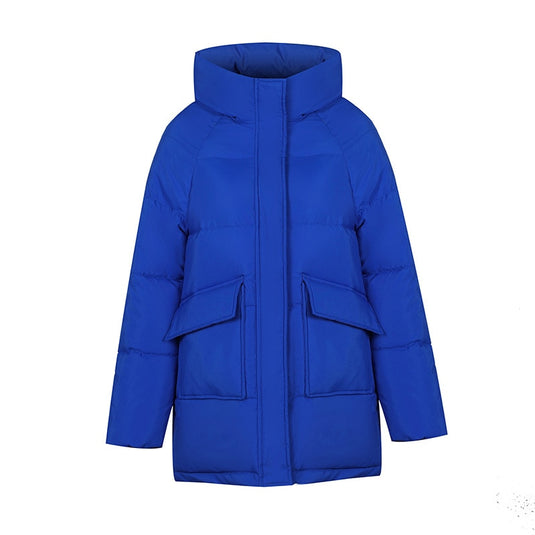 Women's winter warm loose large pocket jacket, great colors and high quality