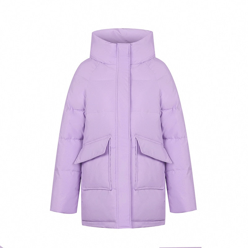 Load image into Gallery viewer, Women's winter warm loose large pocket jacket, great colors and high quality
