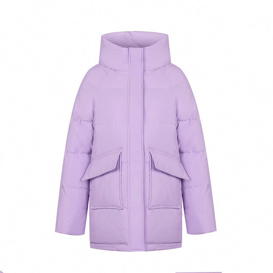 Women's winter warm loose large pocket jacket, great colors and high quality