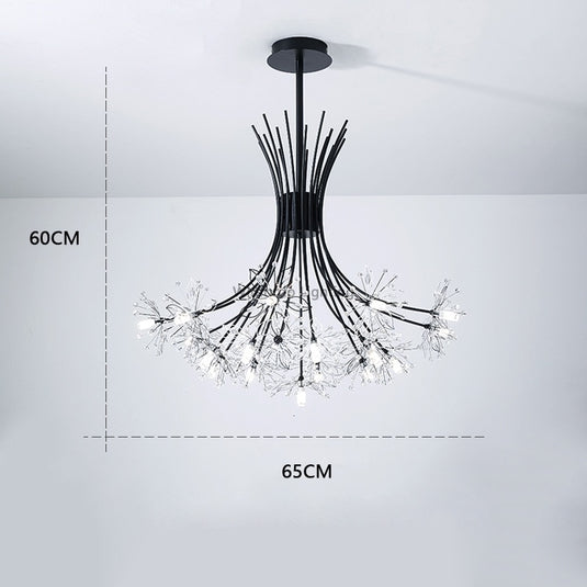 Luxurious chandelier for your home from crystal Latest shapes 2022 Two colors black and white