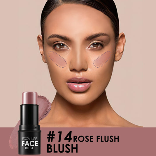 FOCALLURE makeup shimmer highlighter contour & bronzer creamy shimmer powder glitter contour stick