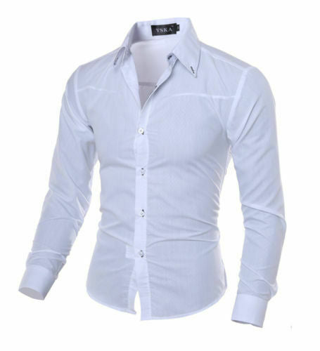 Load image into Gallery viewer, Luxurious men's work shirt, solid color, long sleeves, 4_colors
