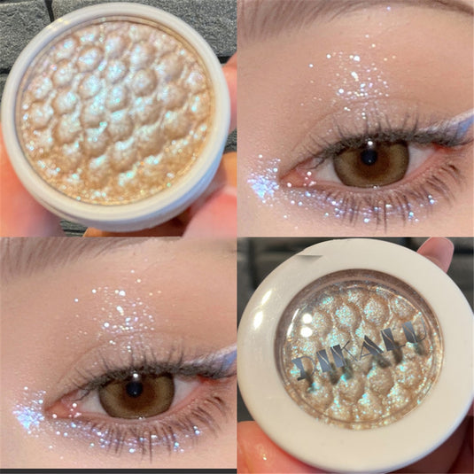 Gorgeous shimmer diamond eyeshadow palette, long lasting shine and can be used as highlighter