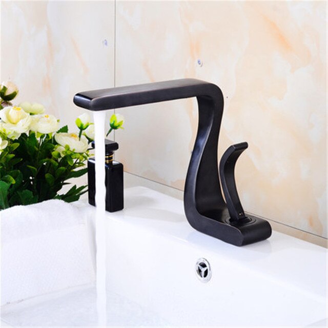 Load image into Gallery viewer, Luxury Basin Faucet of copper Two parts for cold and hot water 8 colors
