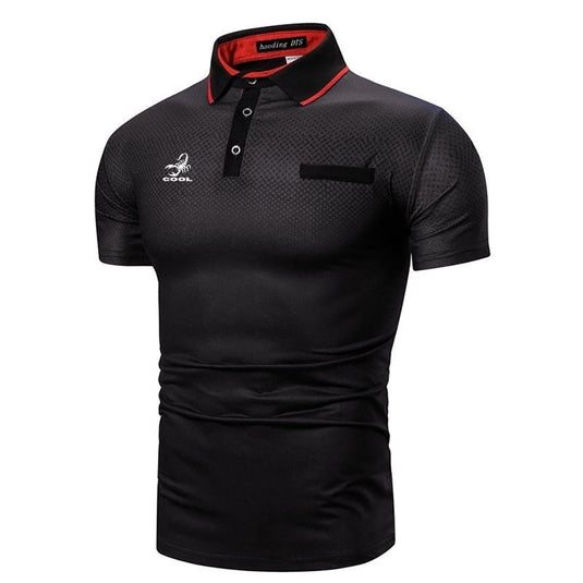 Summer fashion polo shirts, short sleeves, lapel, all colors