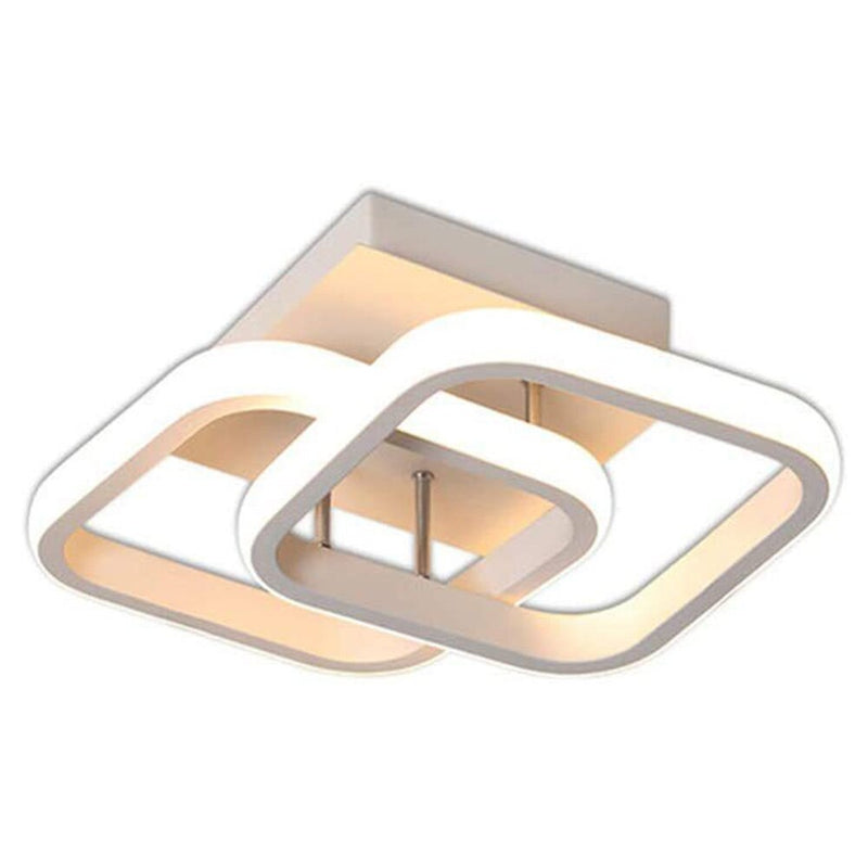 Load image into Gallery viewer, 2022 led ceiling light In the form of two intersecting squares Placed in the corridor and living rooms 5 colors
