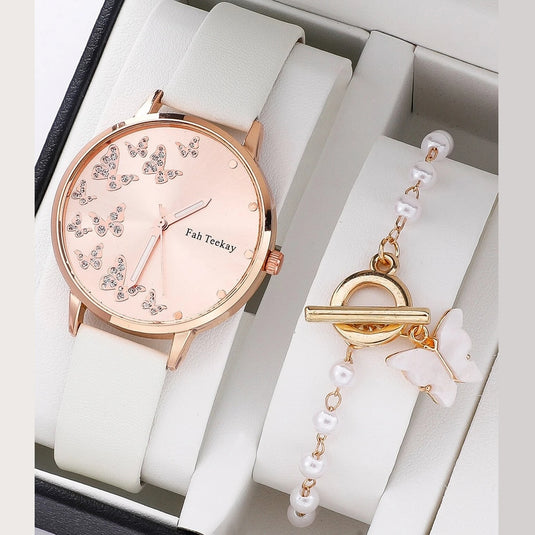 New women's watch 2022 Elegance title leather bracelet Sora looks like a clock