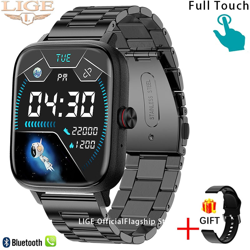 Load image into Gallery viewer, Smart watch for women, works with Bluetooth, for all mobile systems IOS, ANDROID, water resistant

