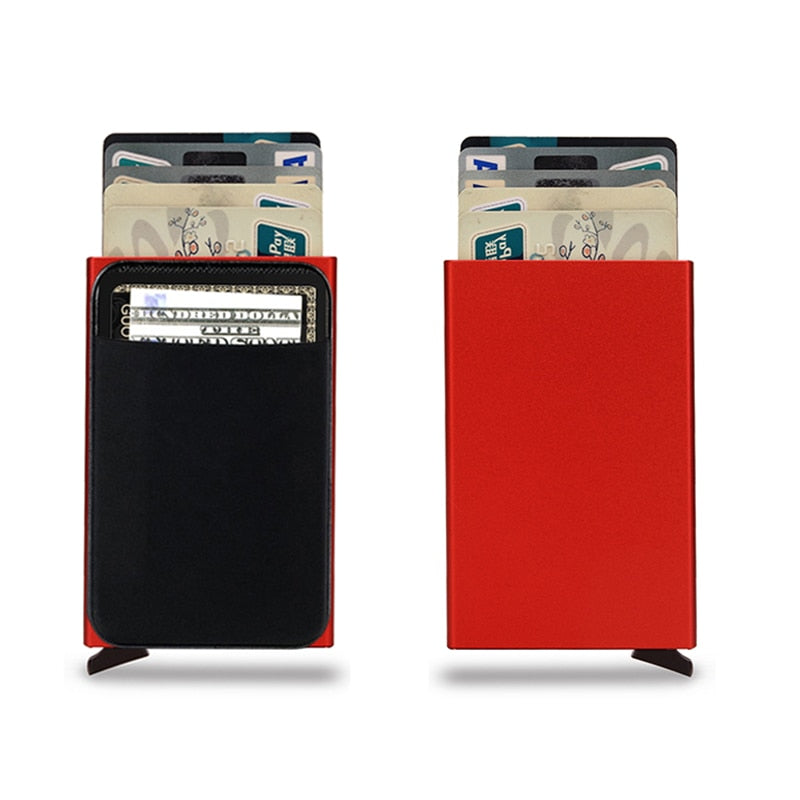 Load image into Gallery viewer, smart wallet Fits all your cards made of steel All colors are there
