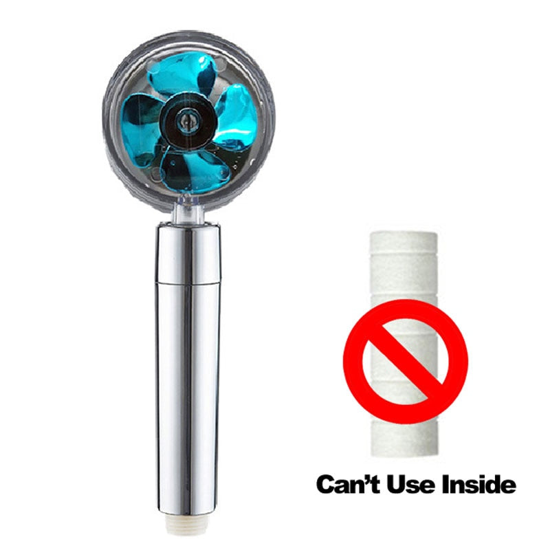Load image into Gallery viewer, Shower head... it saves water with great pressure with fan Awan that matches your decor
