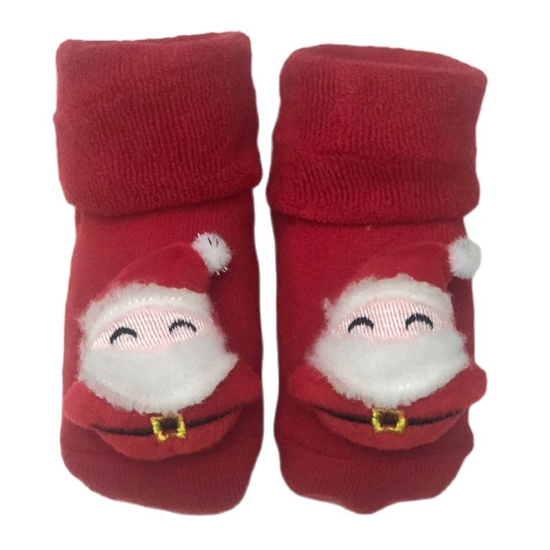 Load image into Gallery viewer, Soft socks for newborns Made of cotton, non-slip Suitable for Christmas
