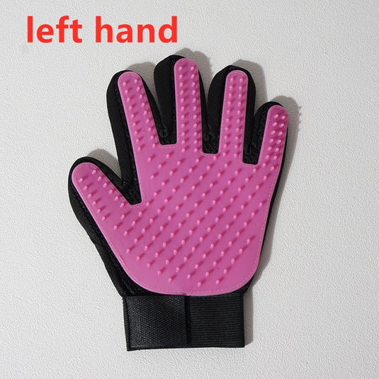 pet grooming glove Used for mutual hair removal 10_colors