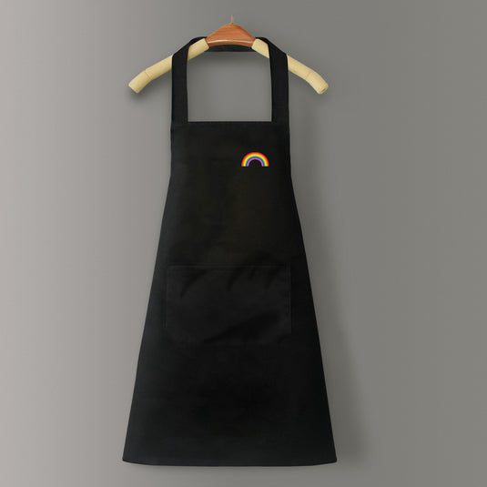 New korean version waterproof and oil-proof home kitchen apron for men and women
